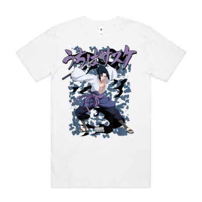 Naruto Shippuden Sasuke Curse - AS Colour Block Tee Thumbnail