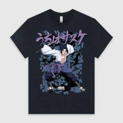 Naruto Shippuden Sasuke Curse - Gildan Heavy Cotton Crew Tee Thumbnail