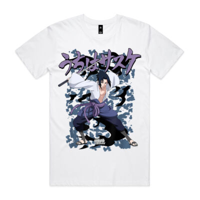 Naruto Shippuden Sasuke Curse - Men's AS Colour Staple Regular Fit T Shirt Thumbnail