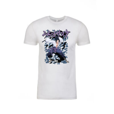 Naruto Shippuden Sasuke Curse - Next Level Mens Fitted Cotton T Shirt Thumbnail