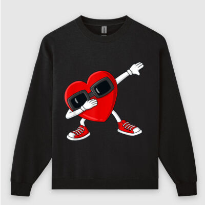 Valentines Day Dabbing Heart Funny Thumbnail