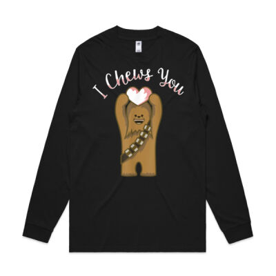Star Wars Valentines I Chews You Chewbacca - Copy of AS Colour Men's General L/S Tee - 5056 Thumbnail