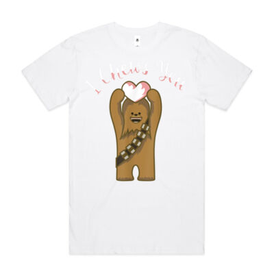 Star Wars Valentines I Chews You Chewbacca - AS Colour Block Tee Thumbnail