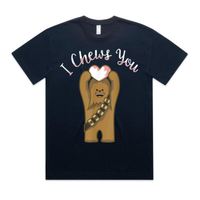 Star Wars Valentines I Chews You Chewbacca - AS Colour State Mens Tee Thumbnail