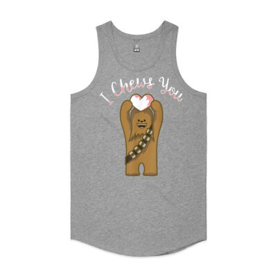Star Wars Valentines I Chews You Chewbacca - AS Colour Authentic Singlet Thumbnail
