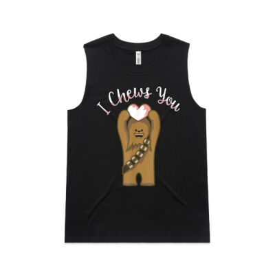 Star Wars Valentines I Chews You Chewbacca - AS Colour Women's Brooklyn Tank Thumbnail