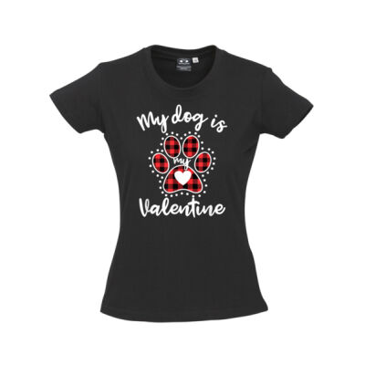 My Dog is My Valentine Tee Gift for dog lover Thumbnail