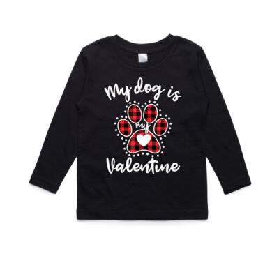 My Dog is My Valentine Tee Gift for dog lover Thumbnail