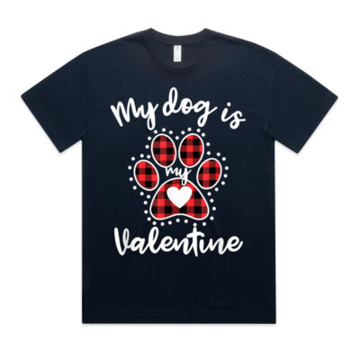 My Dog is My Valentine Tee Gift for dog lover Thumbnail