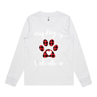 My Dog is My Valentine Tee Gift for dog lover Thumbnail