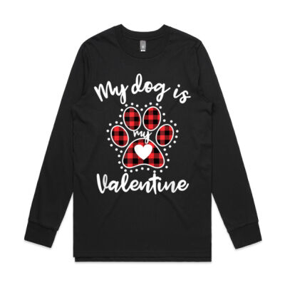 My Dog is My Valentine Tee Gift for dog lover Thumbnail