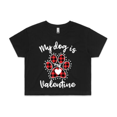 My Dog is My Valentine Tee Gift for dog lover Thumbnail