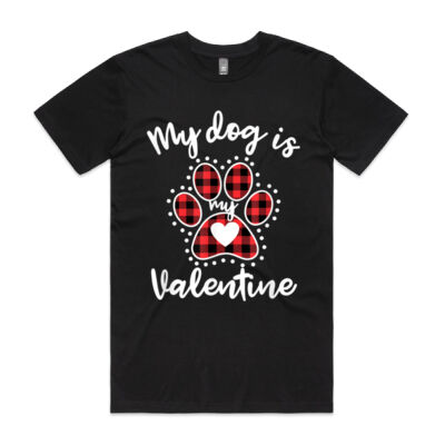 My Dog is My Valentine Tee Gift for dog lover Thumbnail