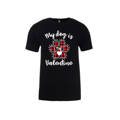 My Dog is My Valentine Tee Gift for dog lover Thumbnail