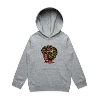 Happy Mother s Day Black Mom Queen Afro African Woman - Youth / Kids Supply Hood Thumbnail