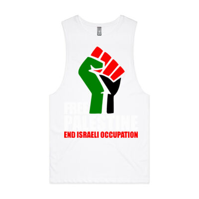 Free Palestine End Israeli Occupation - Mens Barnard Tank Thumbnail