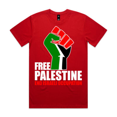 Free Palestine End Israeli Occupation - Mens Staple Tee Thumbnail