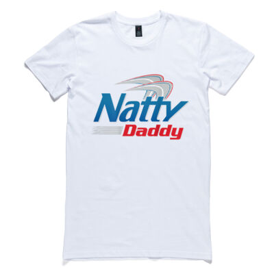 Natty Daddy (on Back) Funny Father's Day - Mens Tall Tee Thumbnail