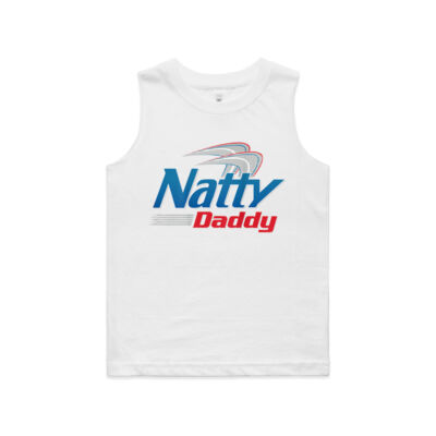 Natty Daddy (on Back) Funny Father's Day - Youth Barnard Tank Thumbnail