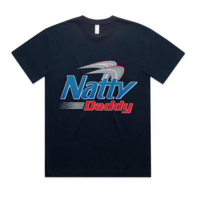 Natty Daddy (on Back) Funny Father's Day - Mens State Tee Thumbnail