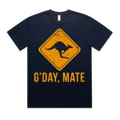 G’day Mate Funny Kangaroo - Mens State Tee Thumbnail