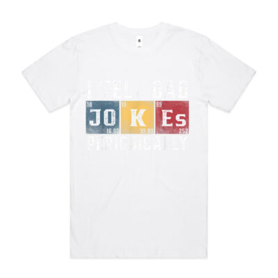 I Tell Dad Jokes Periodically Funny Vintage - AS Colour Block Tee Thumbnail