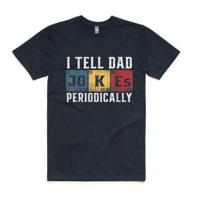 I Tell Dad Jokes Periodically Funny Vintage - Mens Classic Tee Thumbnail