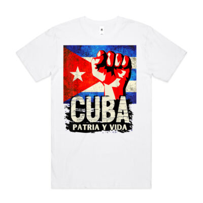 Cuba, Patria y Vida - AS Colour Block Tee Thumbnail