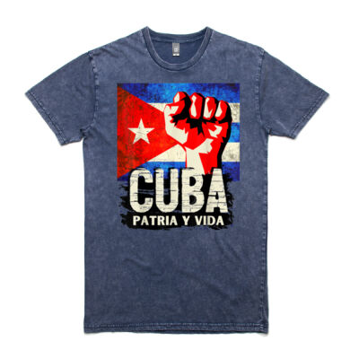 Cuba, Patria y Vida - Stone Wash Staple Tee Thumbnail