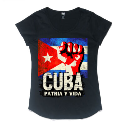 Cuba, Patria y Vida - AS Colour Women's Mali Capped Sleeve Tee Thumbnail