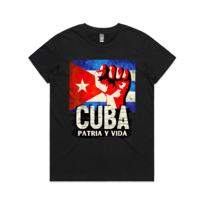Cuba, Patria y Vida - Maple Tee (Same Day) Thumbnail