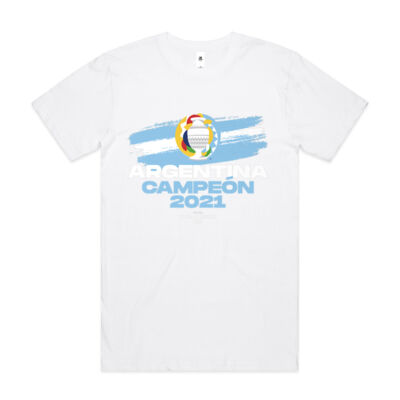 Copa America 2021 Argentina Campeón - AS Colour Block Tee Thumbnail