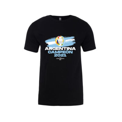 Copa America 2021 Argentina Campeón - Mens Slim Cotton Tee (Same Day) Thumbnail