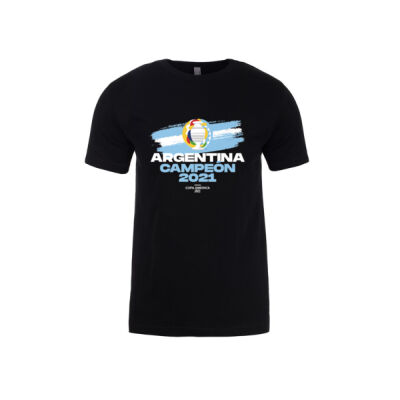 Copa America 2021 Argentina Campeón - Mens Fitted Cotton Tee Thumbnail