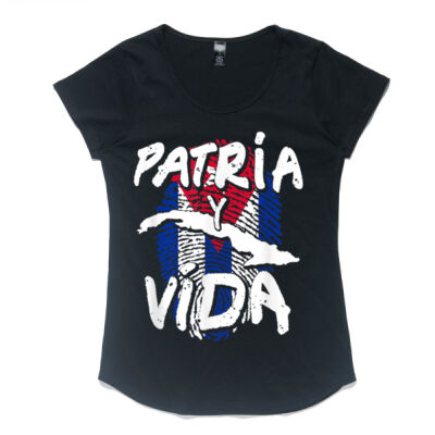 Patria Y Vida Cuba Cuban Freedom Movement Se Acabo - AS Colour Women's Mali Capped Sleeve Tee Thumbnail