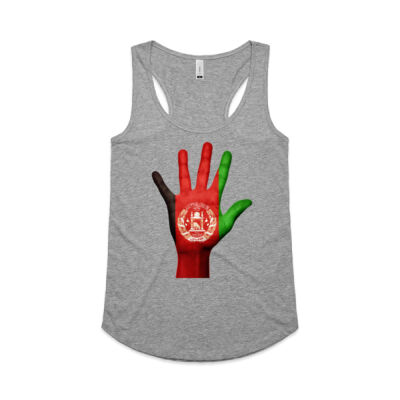 Vintage Afghanistan Flag - AS Colour Women's Yes Racerback Singlet Thumbnail
