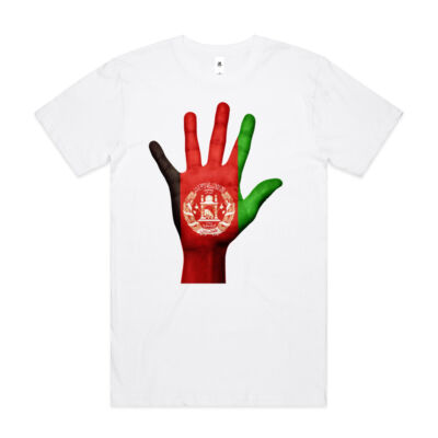 Vintage Afghanistan Flag - AS Colour Block Tee Thumbnail