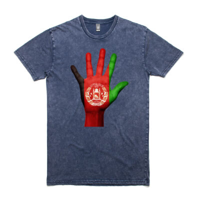 Vintage Afghanistan Flag - Stone Wash Staple Tee Thumbnail