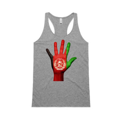 Vintage Afghanistan Flag - AS Colour Women's Balance Racerback Thumbnail