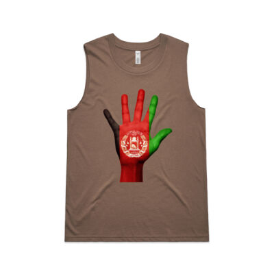 Vintage Afghanistan Flag - Women's Brooklyn Tank Thumbnail