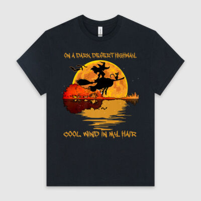 On A Dark Desert Highway-Cool Wind In My Hair Witch Premium - HeavyCotton™ Tee Thumbnail