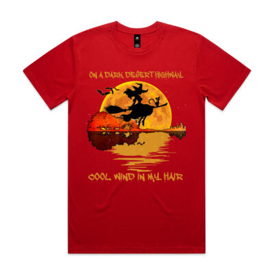On A Dark Desert Highway-Cool Wind In My Hair Witch Premium - Mens Staple Tee Thumbnail