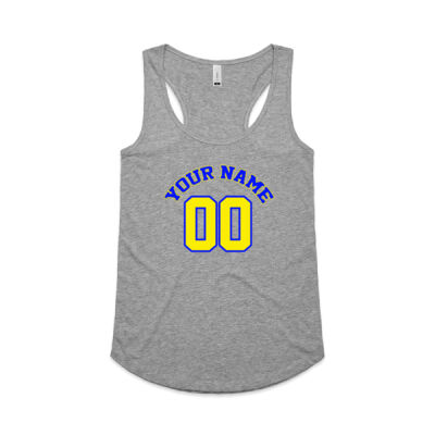 your name - AS Colour Women's Yes Racerback Singlet Thumbnail